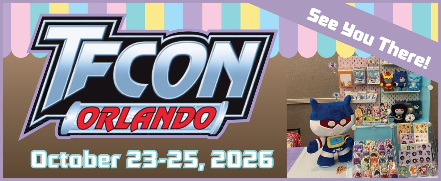 TFcon Orlando event banner featuring Weeformer table artwork.